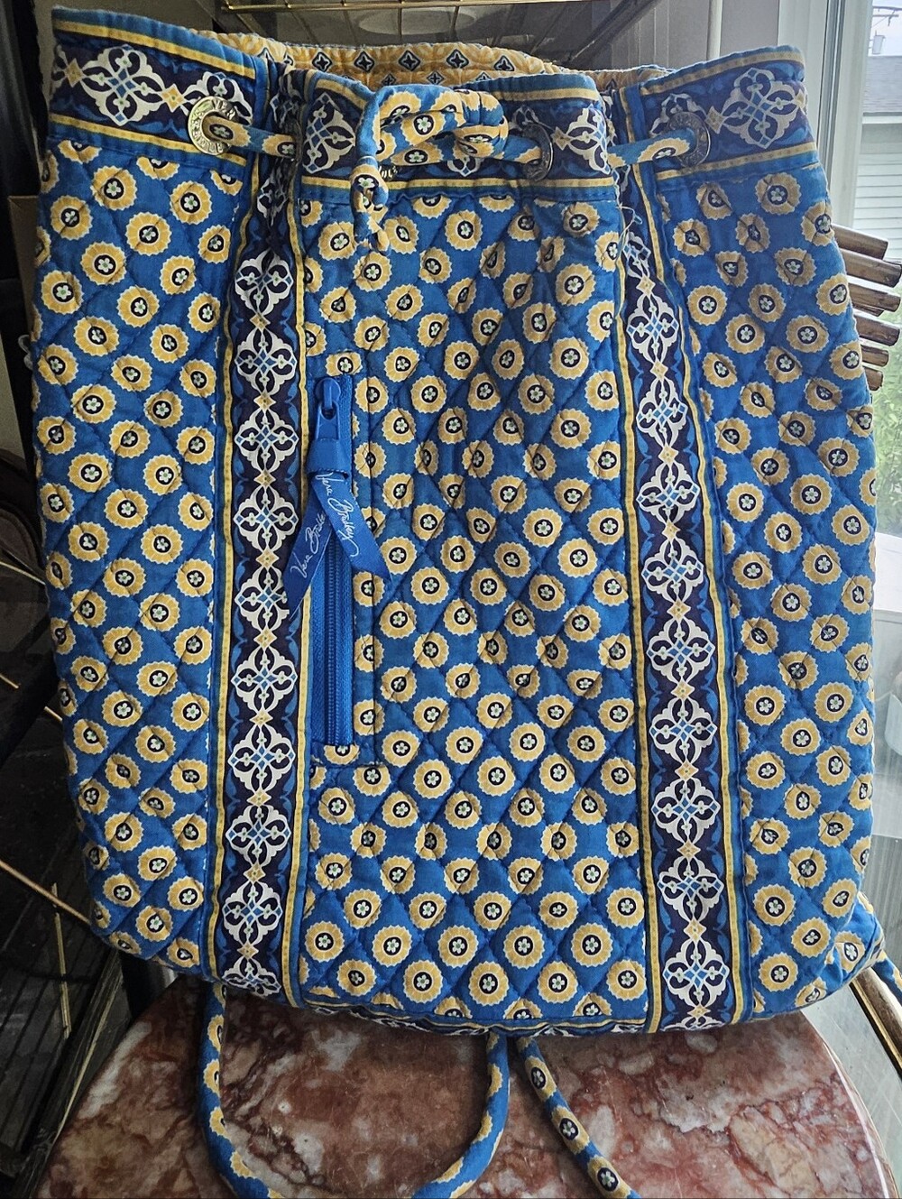 Vera Bradley Drawstring Backpack - Picture 3 of 5